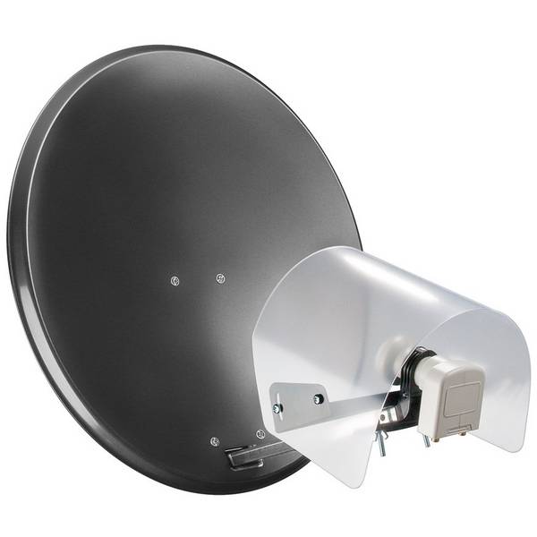 Goobay LNB-Wetterschutzhaube für Satelliten Anlagen perfekter Regenschutz / Schneeschutz / Wetterschutz