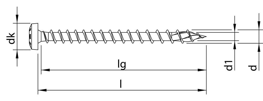 HECO-TOPIX-plus RuKo TD 4,0x30 VVG znbl-1