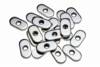 Sorotec Gleitmutter | 25 x 13 x 4 mm, Oval, Gewinde M5 | 100 Stück