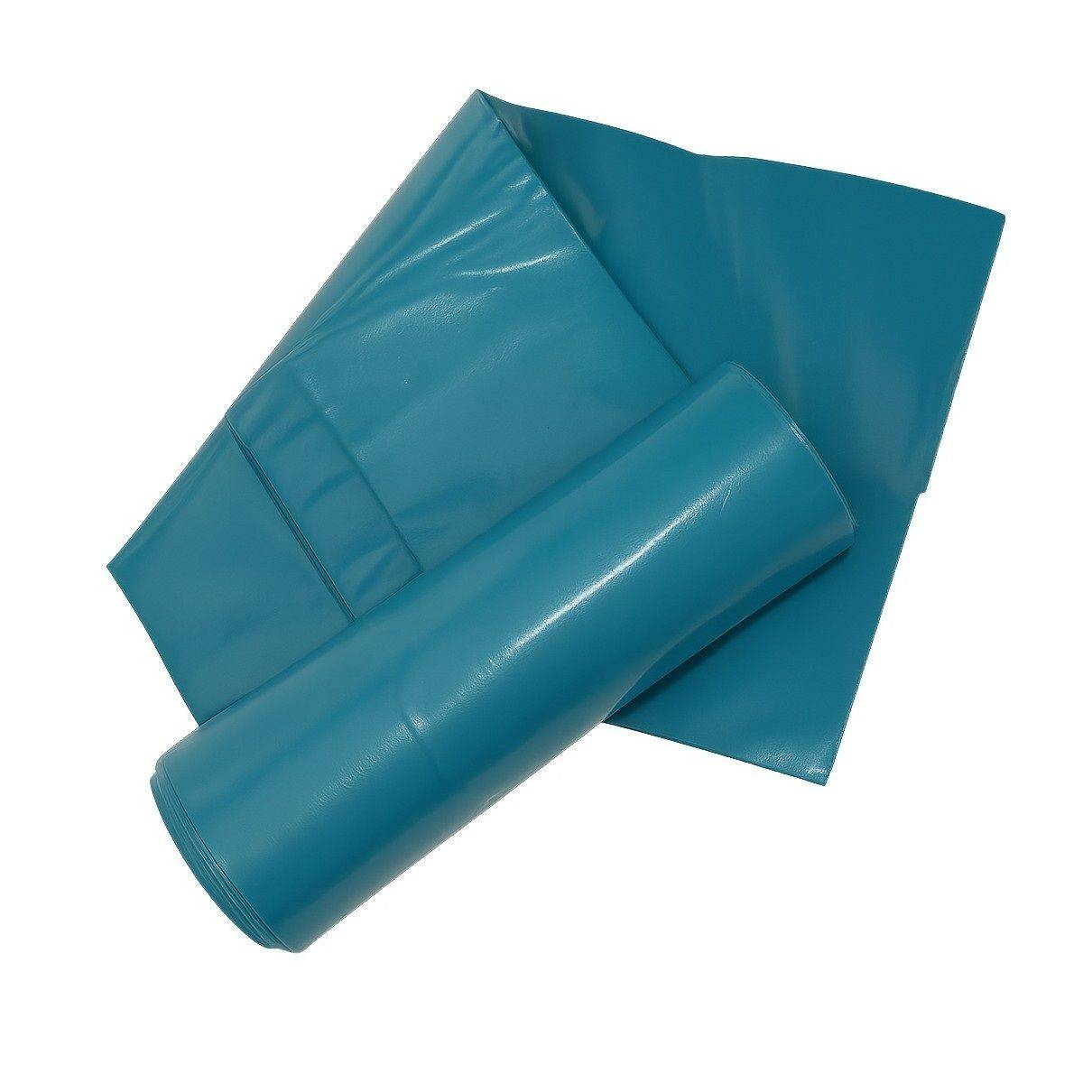 150x Müllsack 120L LDPE Abfallsäcke 700 x 1100 mm blau Typ 100-2