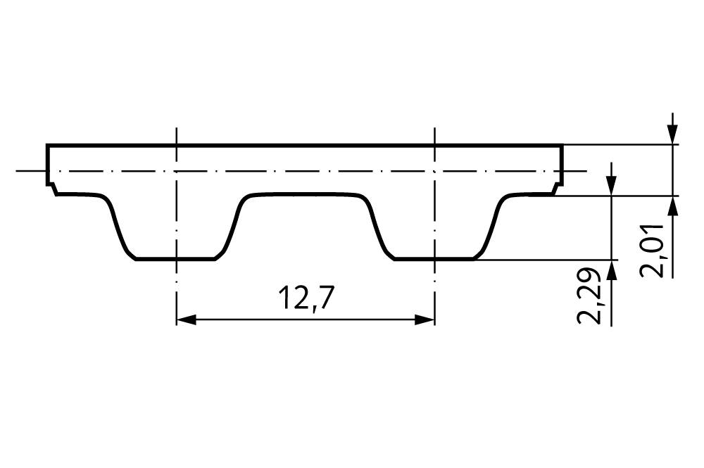 18452400 Normzahnriemen 420 H 075 ZZ=84-1