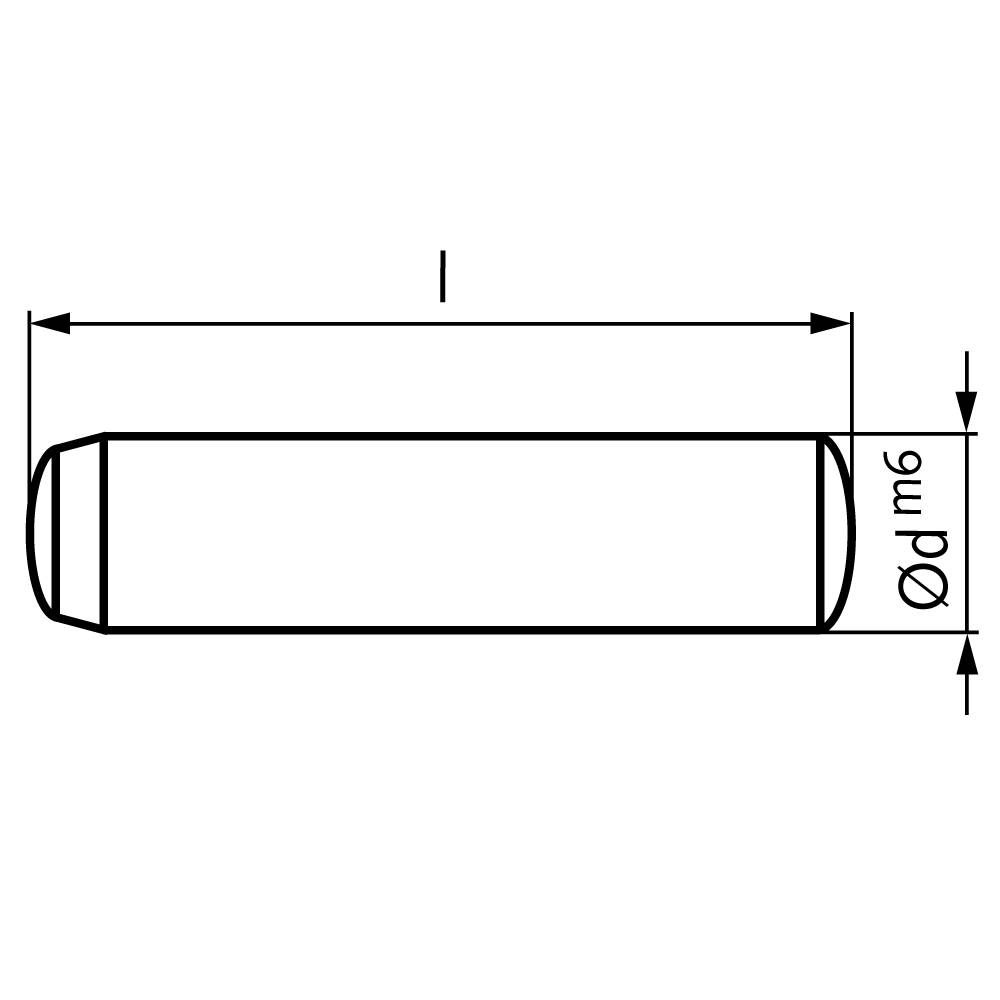 61841060 Zyl.-stift DIN 6325 10x60-1