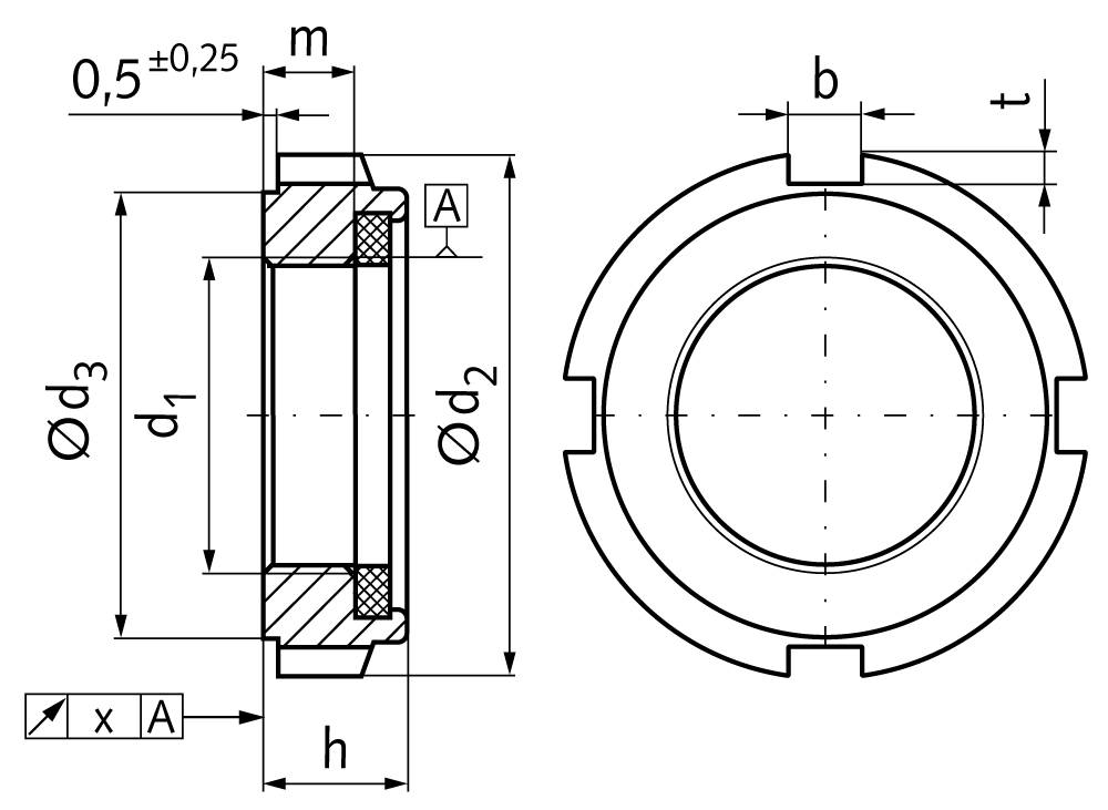 65241700 Nutmutter GUK6a M32 x 1,5 verzinkt-1