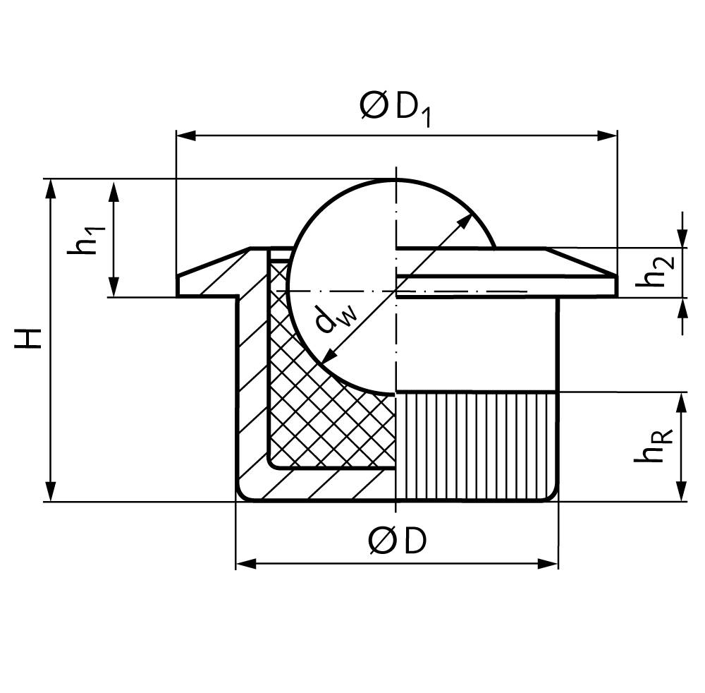 65430506 Kugelrolle 305 Größe 6,5-1