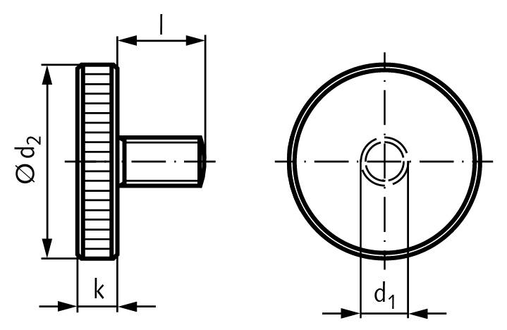 65423317 Fl. Rändelschraube M5 x 12 brüniert-1