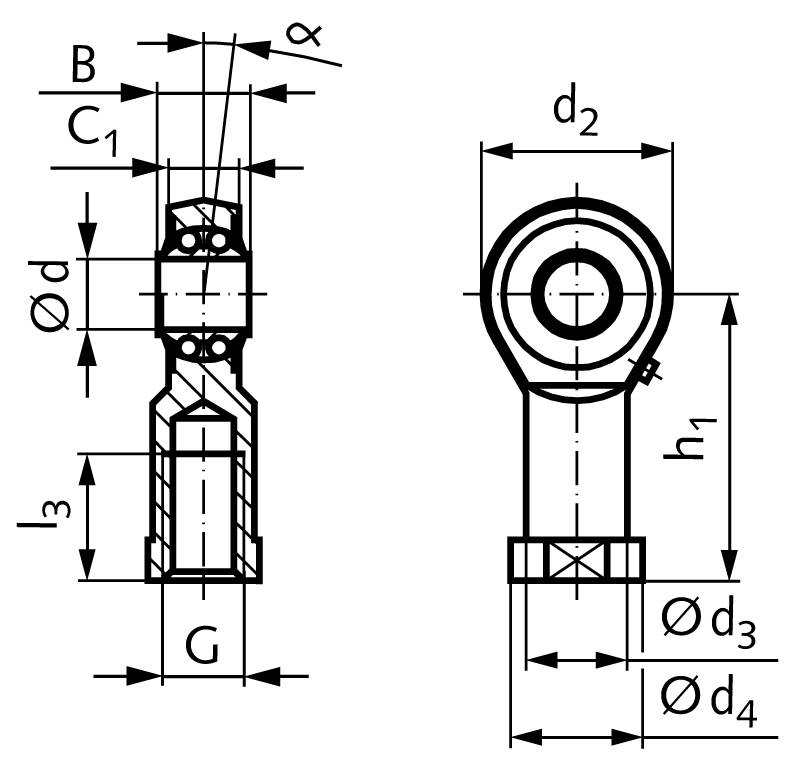 63241800 Gelenkkopf BR-K M18x1,5 IR-1