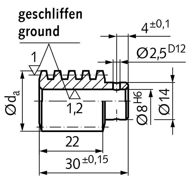 32120000 Präz.-Schnecke A=31 i=100-1