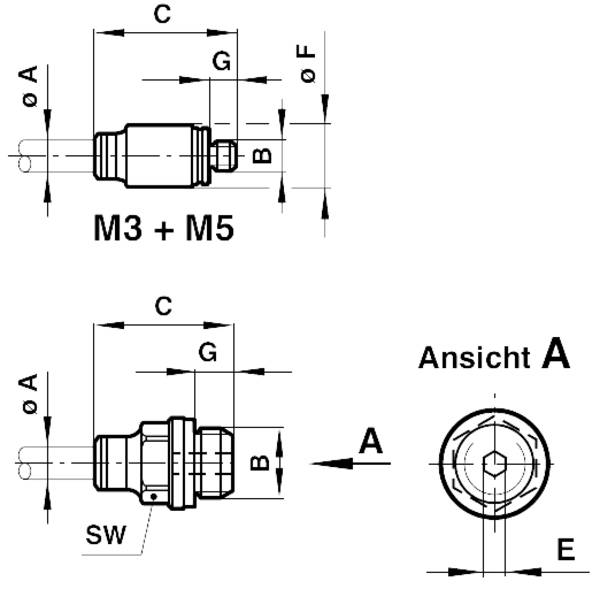 86011018 Einschraubverbindung G1/8A;Rohr-ø10