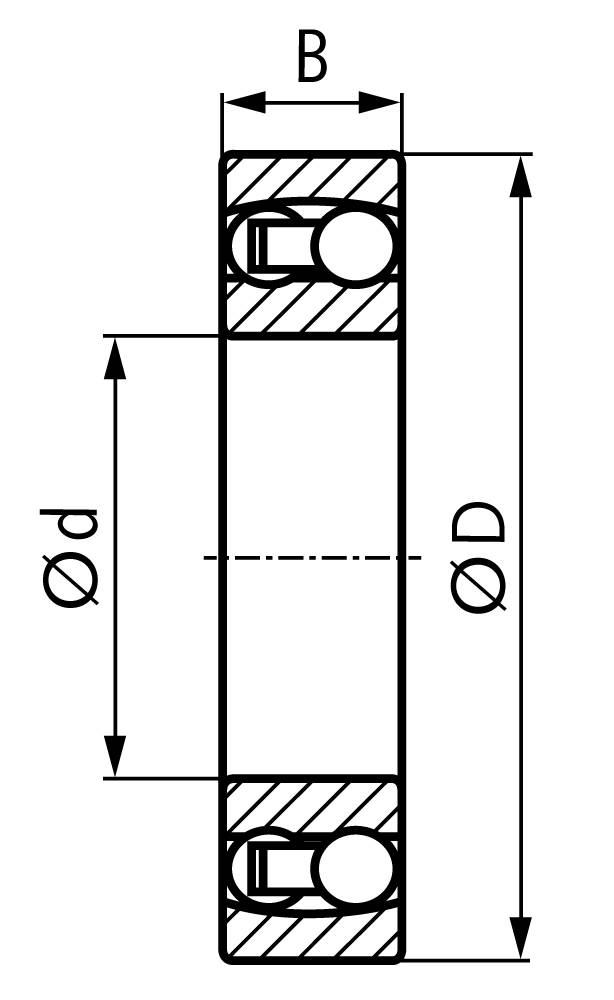 64773016 Pendelkugellager SKF 1201 ETN9-0