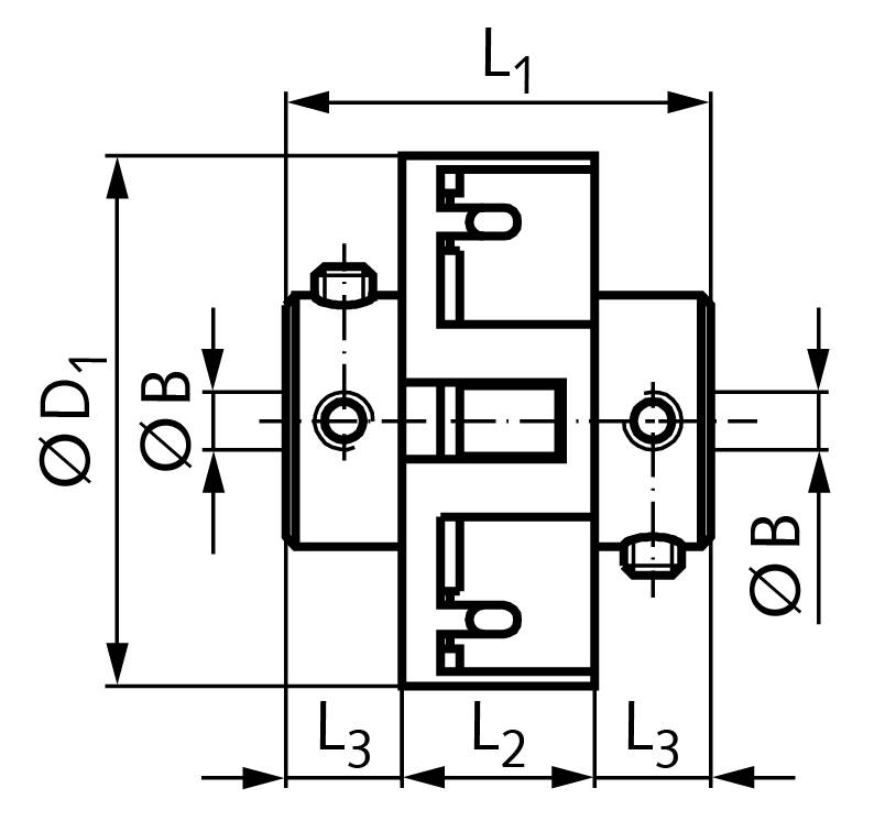 60100300 Kupplung HU Bohrung 3mm-1