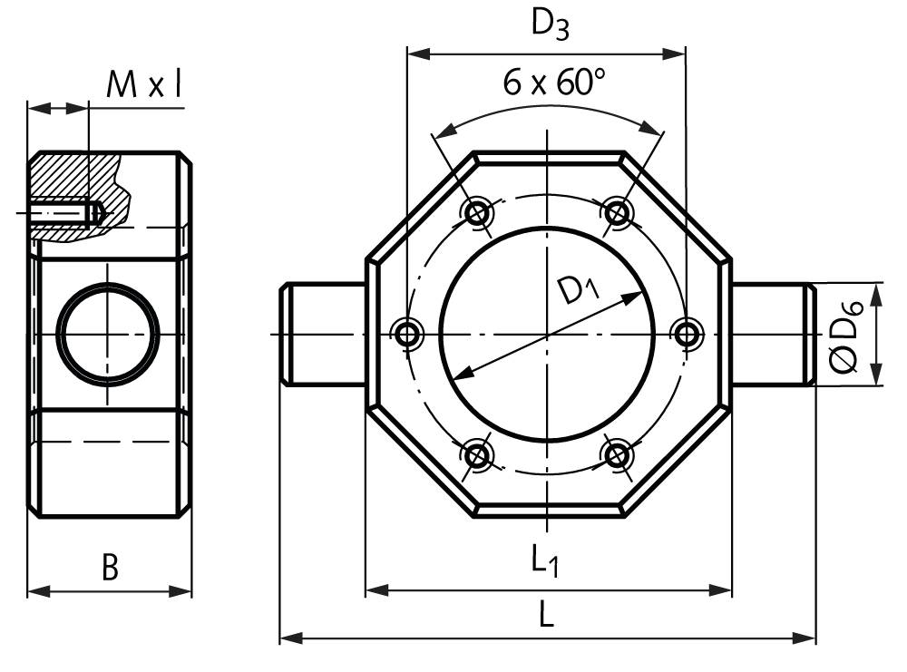 64470185 Kardanadapter KARA-85-1