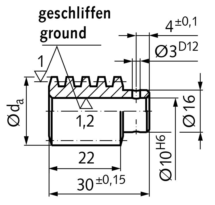 32075000 Präz.-Schnecke A=25 i=50-1