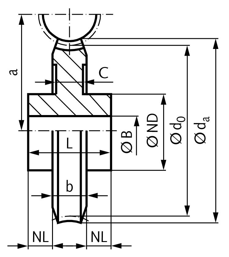 30132400 Schneckenrad Mod2 Zz60 1gängig-1