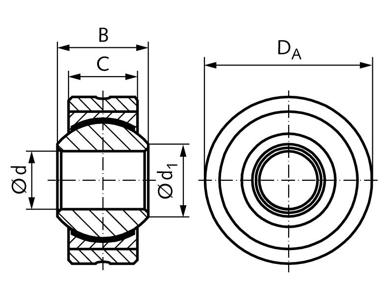 63399140 Gelenklager SD RF Bohrung 40mm-1