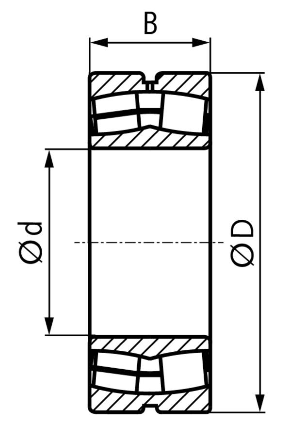 64776322 Pendelrollenlager 1022209E/C3