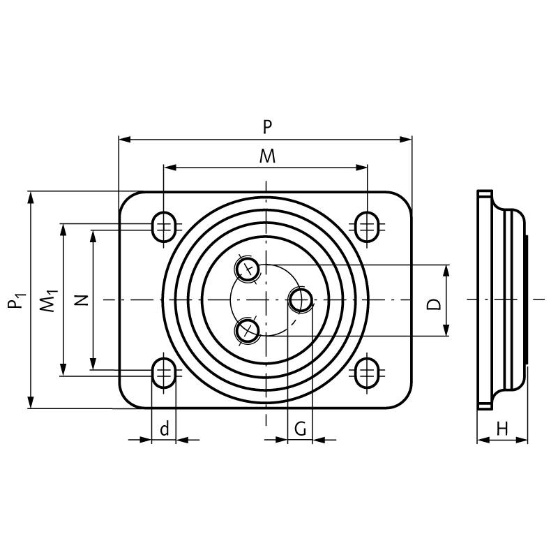 77790303 Druckkugellager 105 x 85mm-1