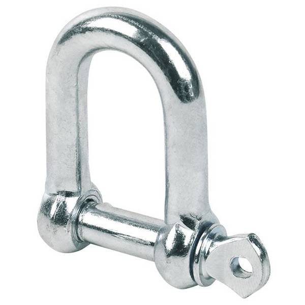 65468806V Schäkel gerade 6mm Stahl verzinkt