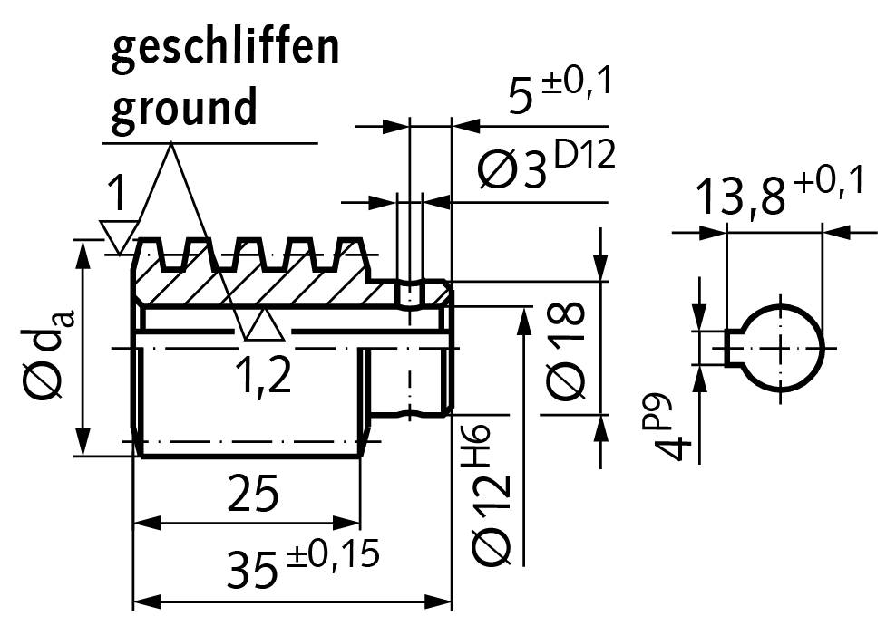 32210500 Präz.-Schnecke A=35 i=5-1