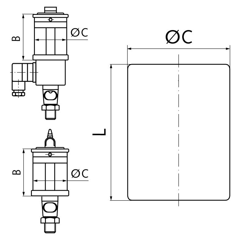 68011500 Ersatzglas für UNI Tropföler; D=50x50-1