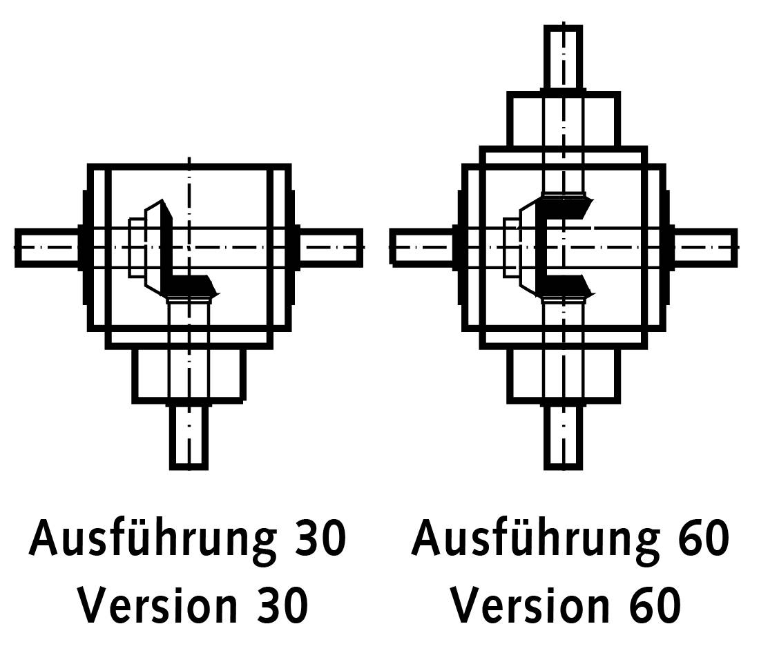 41204563 Kegelradgetriebe MKU L045-60 i=3:1-0