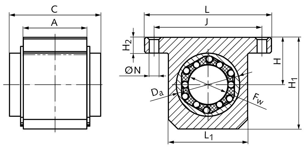 64673004E KG-3-K Easy Innen-Ø 30mm-1