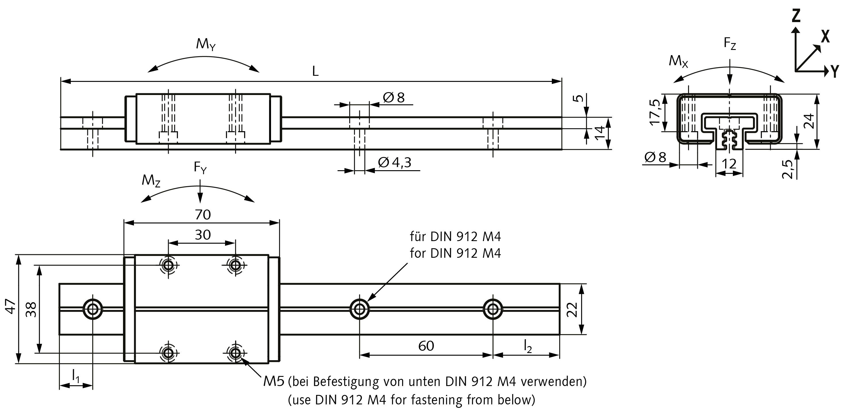 64970702 Laufwagen DFG 115 manuell einstellbar-1
