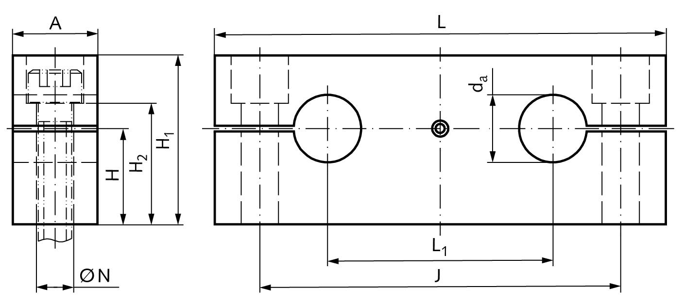 64642002 Wellenbock GWD-3 für Wellen-Ø 20mm-1