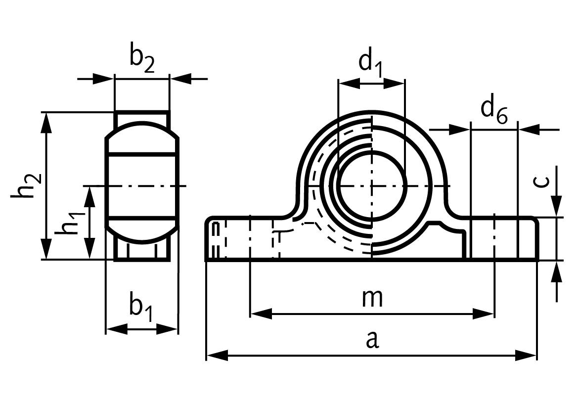 62055008 Stehlager KSTM-08 Bohrung 8mm-1