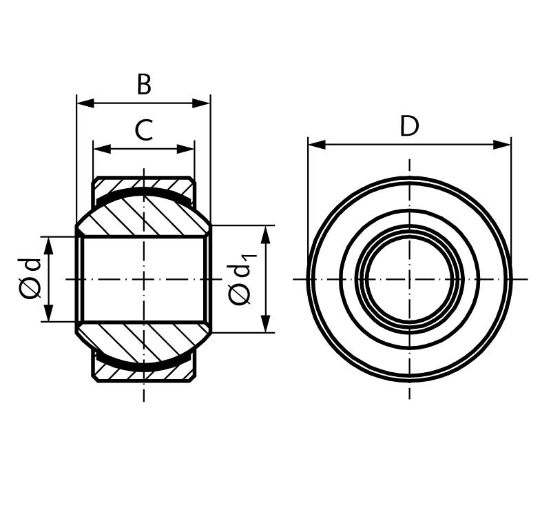 63399340 Gelenklager GD RF Bohrung 40mm-1