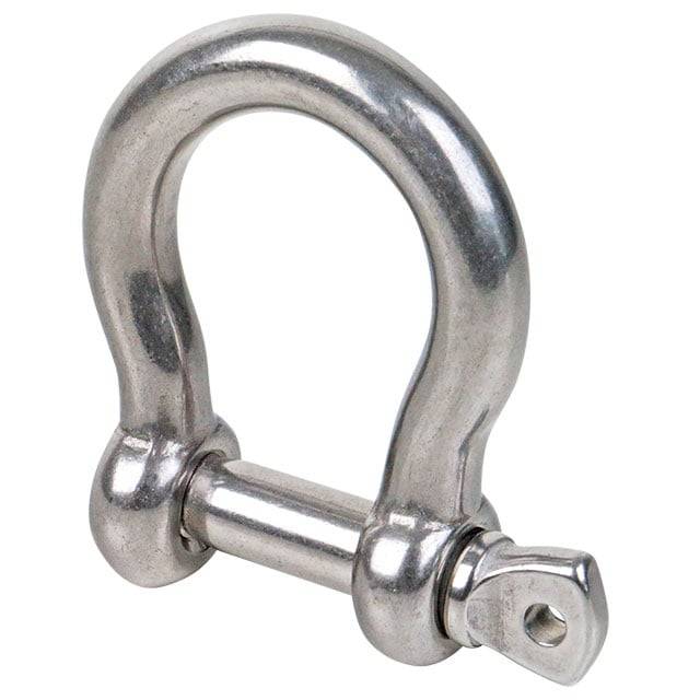 65468906A4 Schäkel geschweift 6mm Edelstahl A4-0