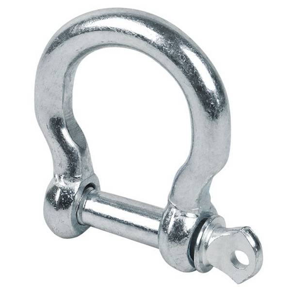 65468910V Schäkel geschweift 10mm Stahl verzinkt