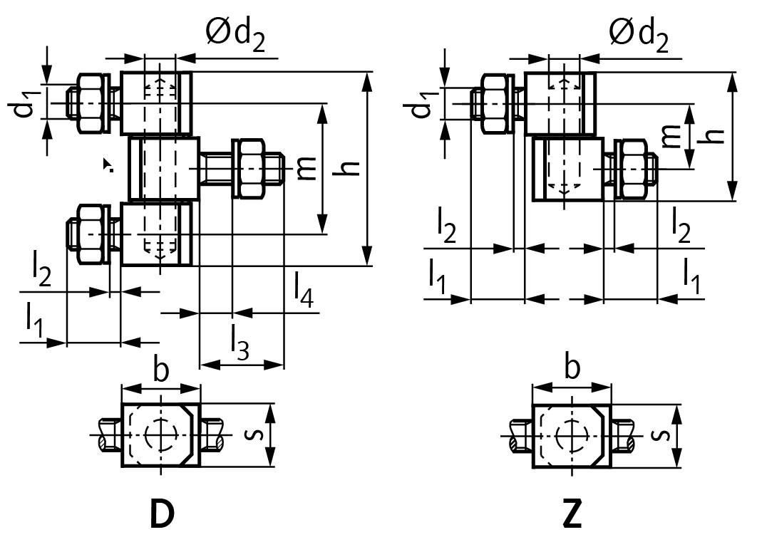 67700153 Scharnier M129; St-v Form Z, s=12mm-1