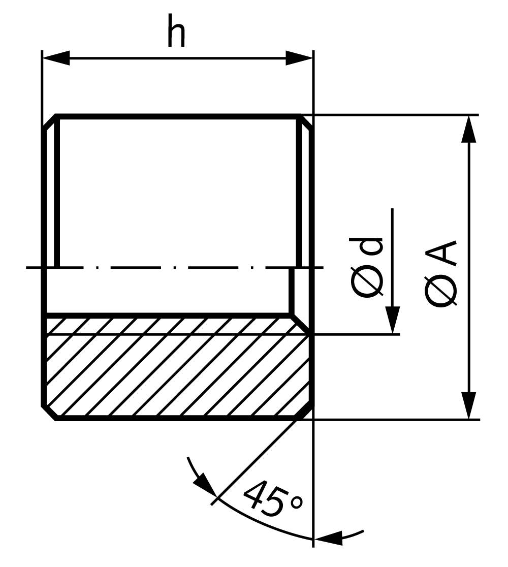 64304400 Trapezgewindemutter rund; 44 x 7 rechts-1