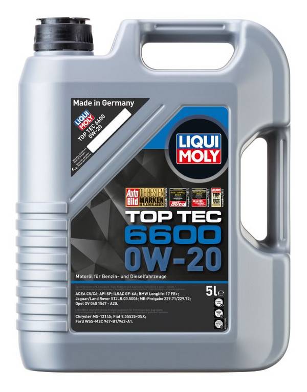 LIQUI MOLY Top Tec 6600 0W-20 1l 21440 Verpackungseinheit = 6 Stück