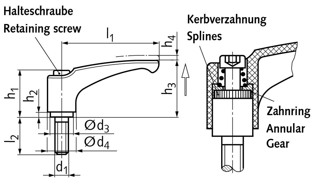 66555754 Klemmhebel 355 Ausf.G; M8 x 20mm-1