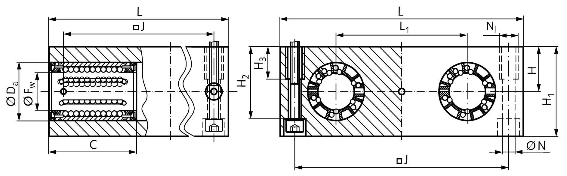 64691200 Lagereinheit KGQ-3 Wellen-Ø 12-1