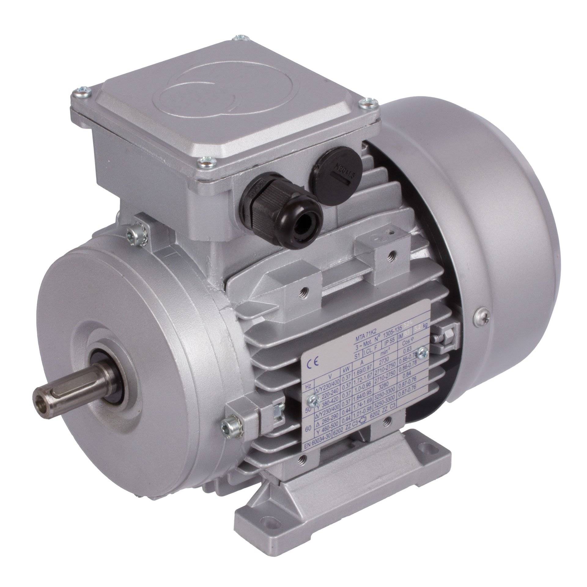 43004600 Drehstrommotor SM/I 0,55kW 1420/min B3-0