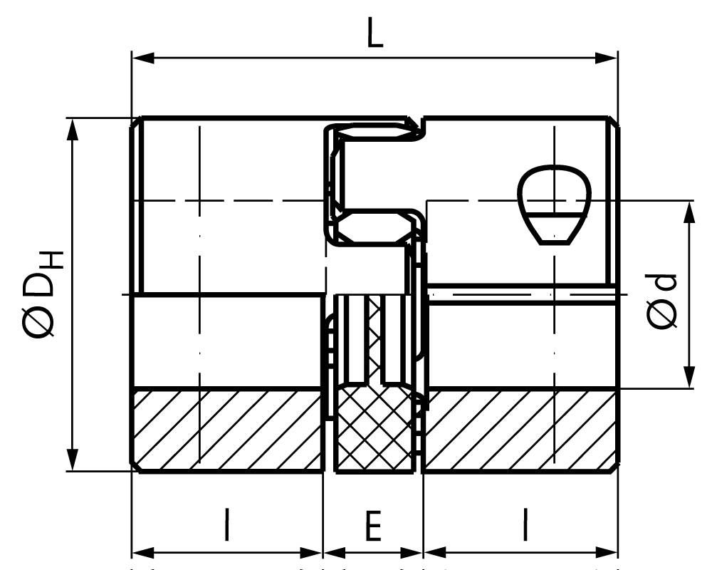 60540910 Kupplung RNK Größe 9 B= 10mm-1