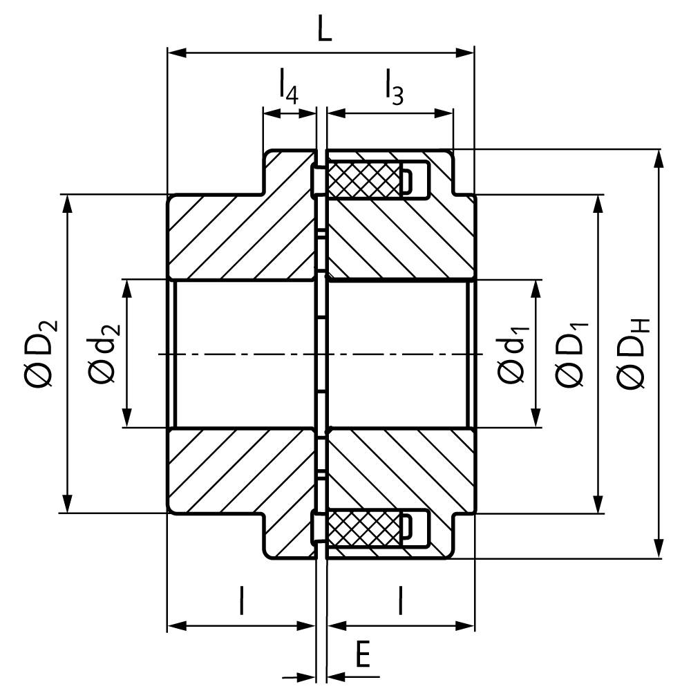 60560001 Kupplung MAEPEX Baugröße 58-1