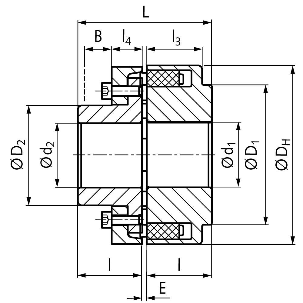 60560307 Kupplung MAEPEX Baugröße 140-1