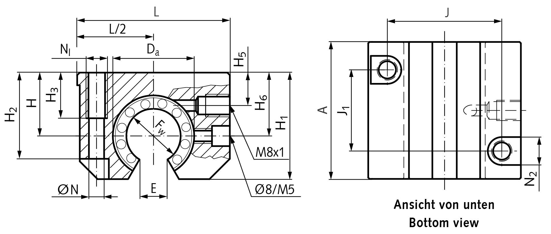 64675003S KG-3-STO für Wellen-Ø 50-1
