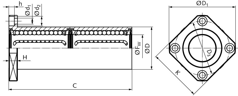 64602006VL Linearkugellager KBT-ST-VL Ø 20 lang-1