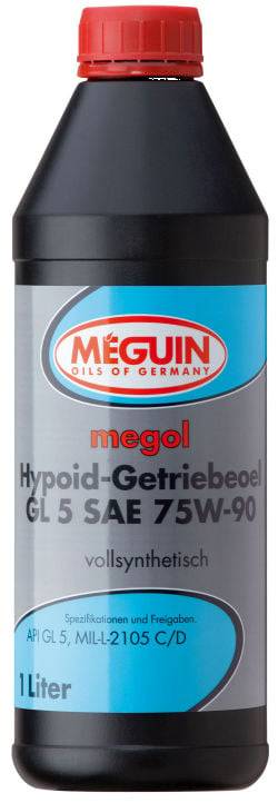 megol Hypoid-Getriebeoel GL 5 SAE 75W-90 (vollsynth.) 1l Verpackungseinheit = 6 Stück-0