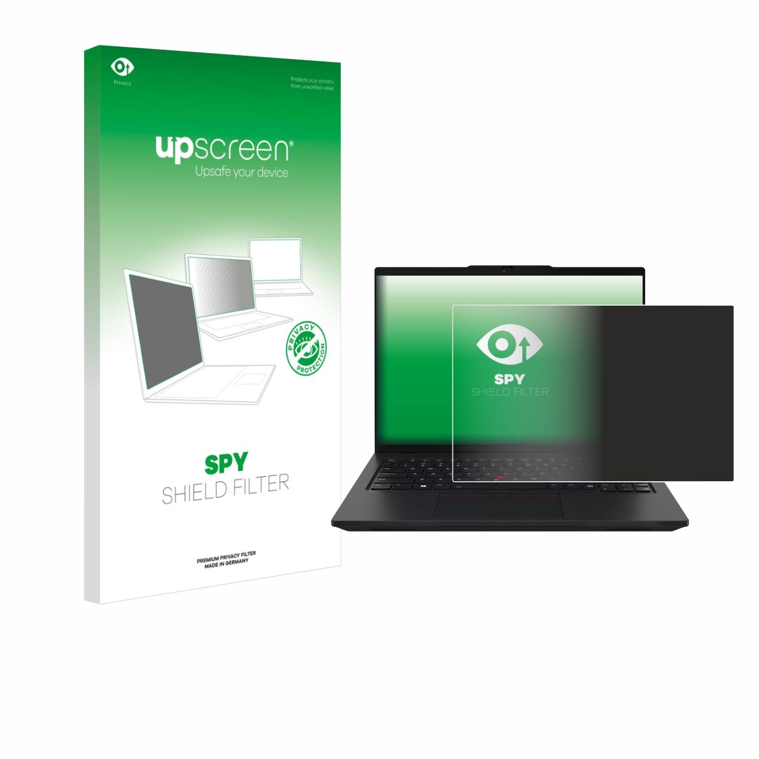 upscreen Blickschutzfilter für Lenovo ThinkPad L14 Gen 6 Blaulichtfilter Sichtschutz Privacy Anti Spy abnehmbar-0