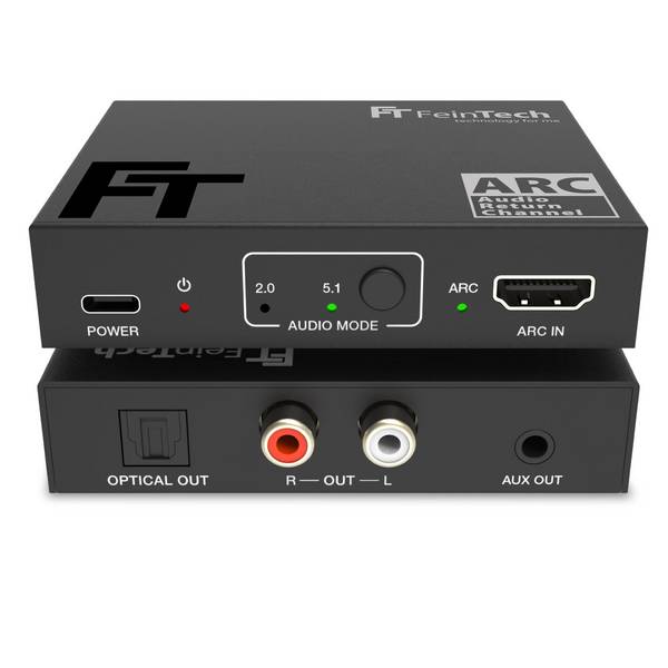 FeinTech AX130 HDMI ARC Audio TV-Adapter mit Lautstärke-Steuerung
