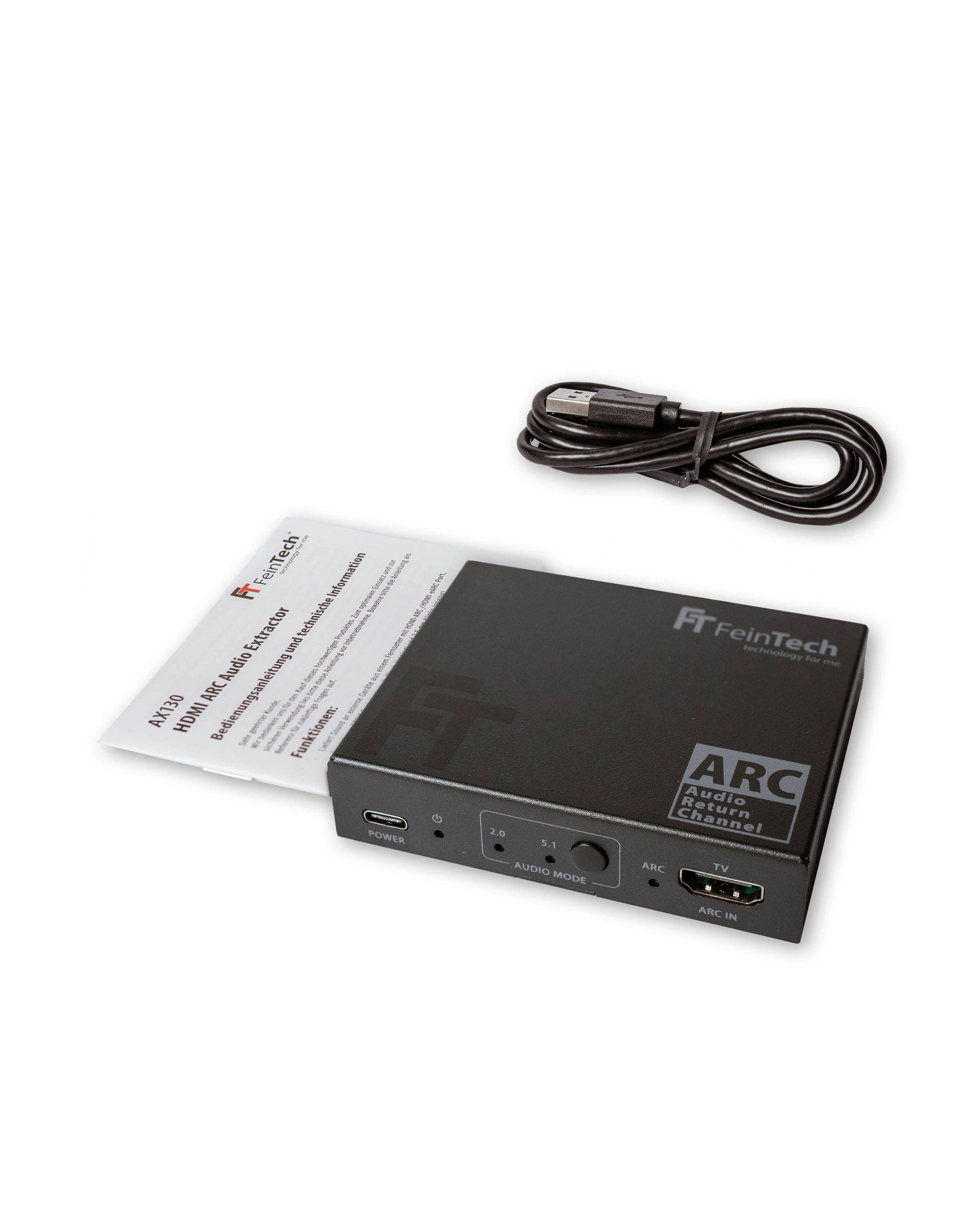 FeinTech AX130 HDMI ARC Audio TV-Adapter mit Lautstärke-Steuerung-2