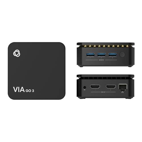 KRAMER VIA GO3 - Kompaktes Wireless 4K Präsentationsgerät (Simultane Anzeige | WiFi | Bluetooth | Airplay & Miracast)-0