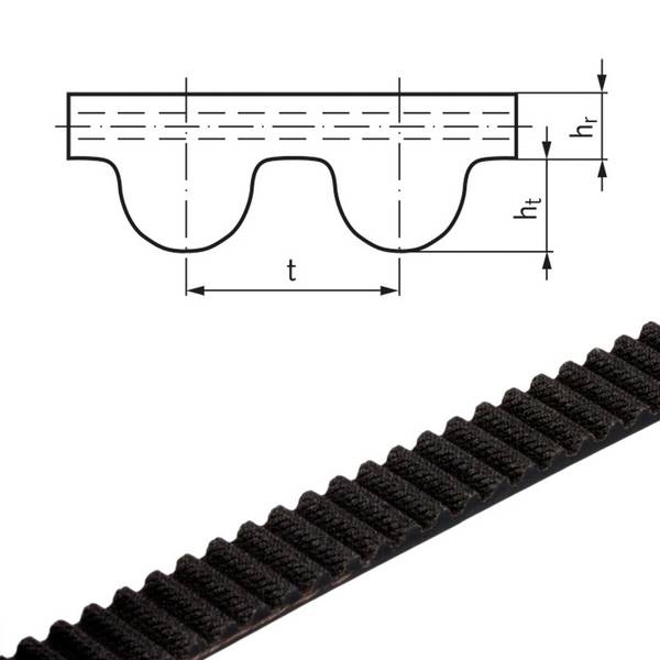 17530000 Zahnriemen   Meterware 8M-30