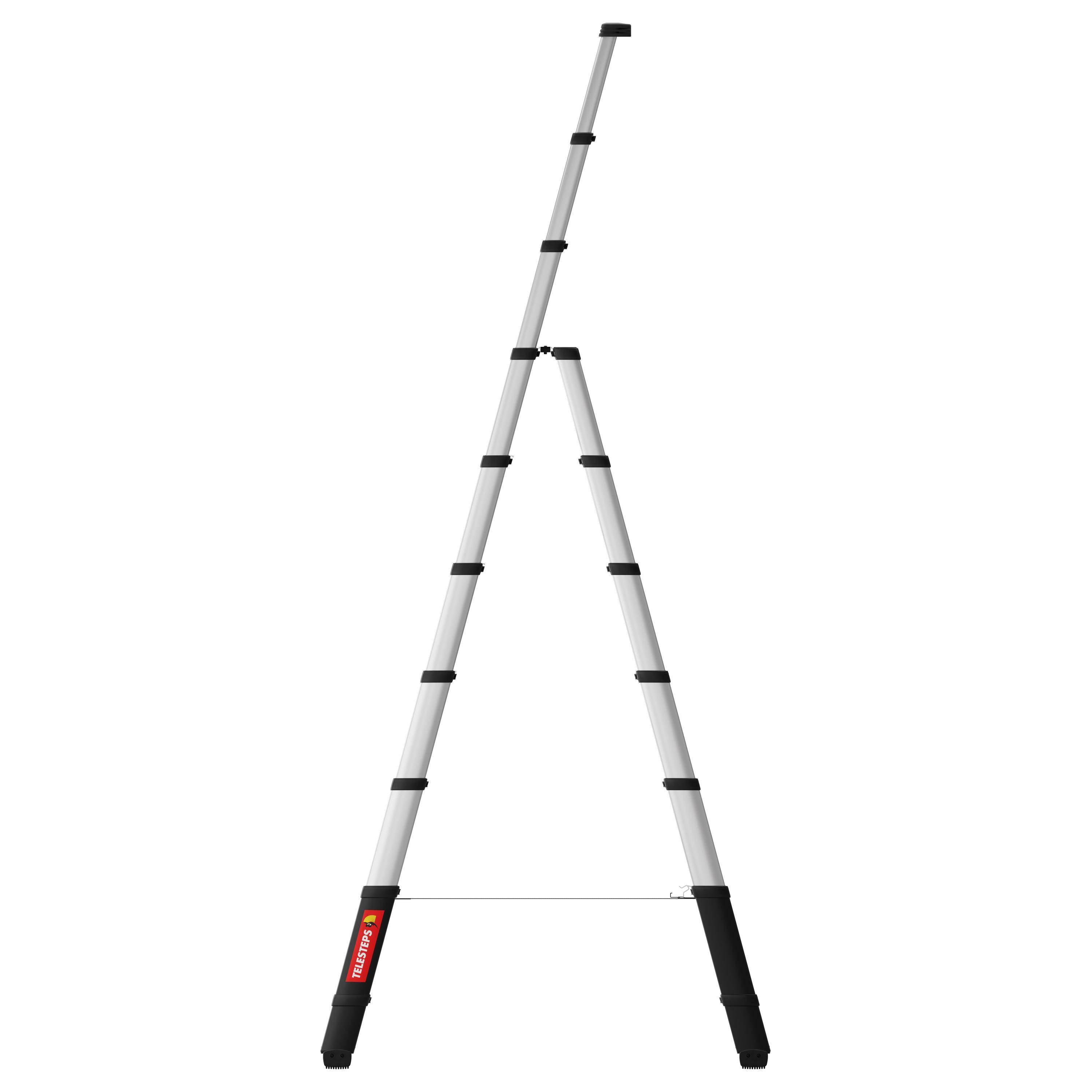 Teleskop-Mehrzweckleiter COMBI LINE 80 mm Stufentiefe 9 Stufen max. Arbeitshöhe 38 m. Hultafors Group AB-1