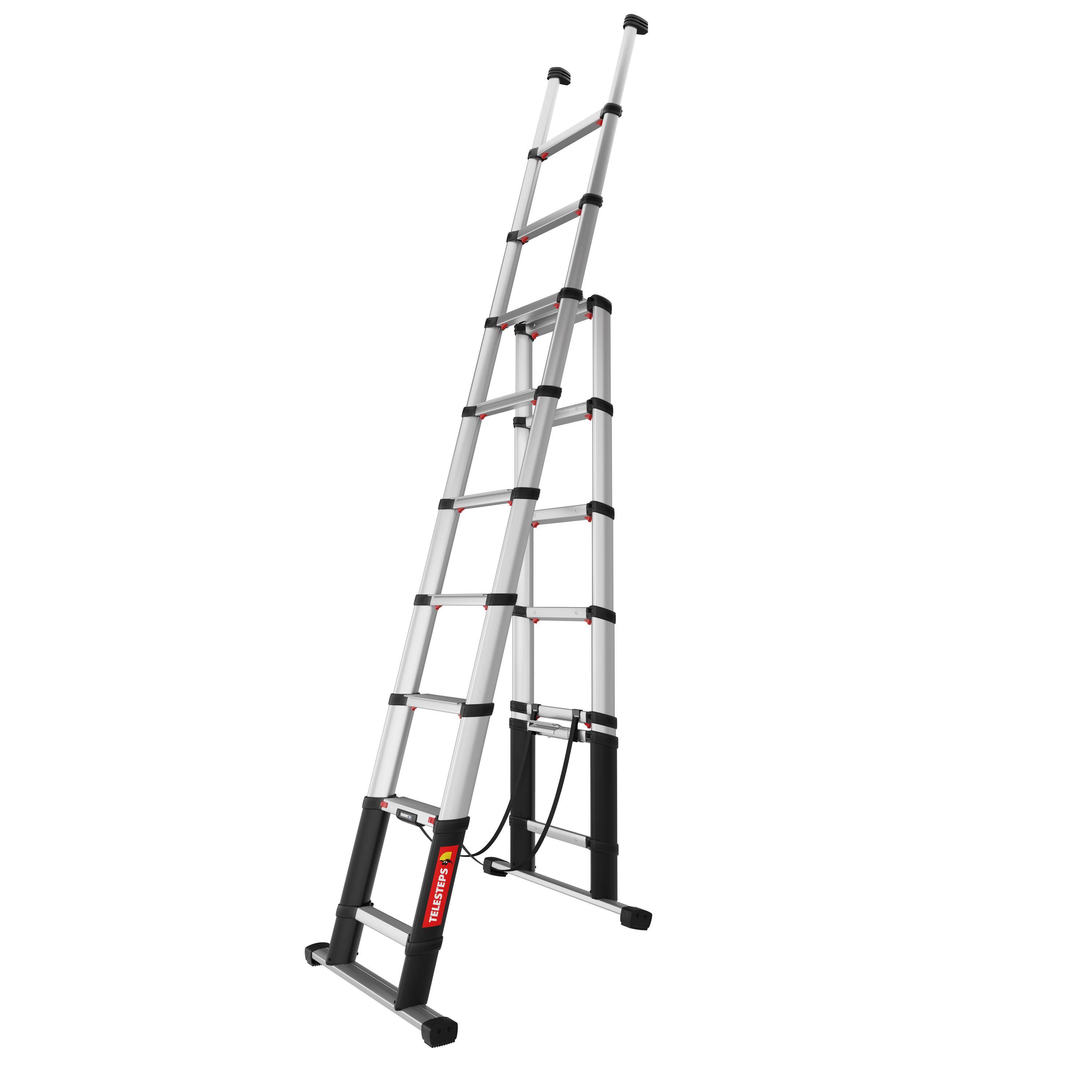 Teleskop-Mehrzweckleiter COMBI LINE 80 mm Stufentiefe 9 Stufen max. Arbeitshöhe 38 m. Hultafors Group AB-2